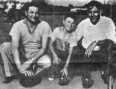 1960 - Rolle Bolle tournament in Brooklyn, Iowa.